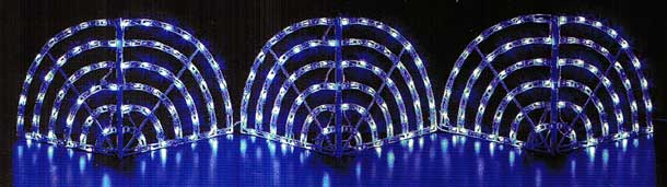 LED2WAYドレープアーチ(青/白)