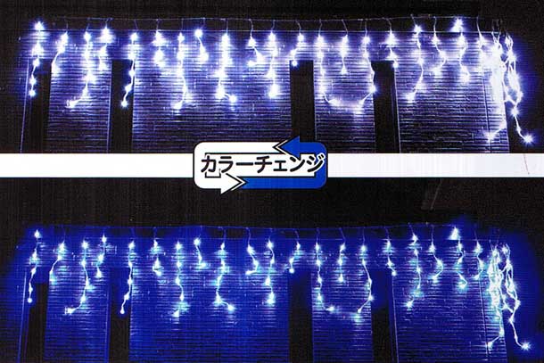 LEDカーテンライト青白