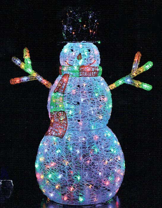 LEDクリスタル マルチ スノーマンBIG